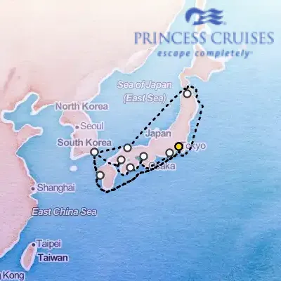 June 6th, 2026  - Grand Circle Japan Cruise on the Princess Diamond