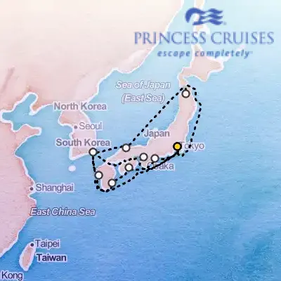 May 28th, 2026  - Grand Circle Japan Cruise on the Princess Diamond