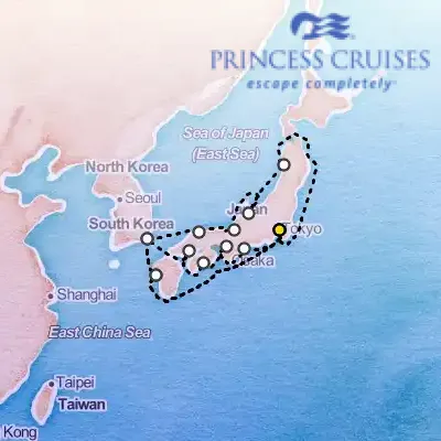 October 1st, 2026  - Grand Circle Japan Cruise on the Princess Diamond