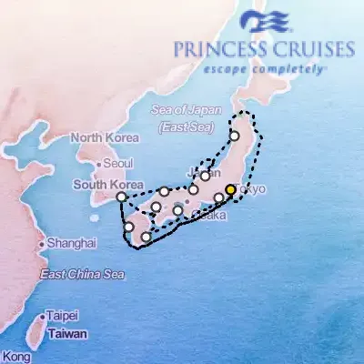 October 10th, 2026  - Grand Circle Japan Cruise on the Princess Diamond