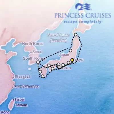 May 8th, 2026  - Grand Circle Japan Cruise on the Princess Diamond