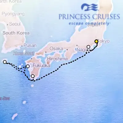 July 20th, 2025  - Japan & Korea Cruise on the Princess Diamond