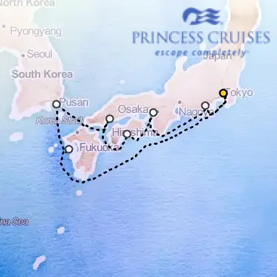 June 14th, 2026  - Japan Explorer on the Princess Diamond