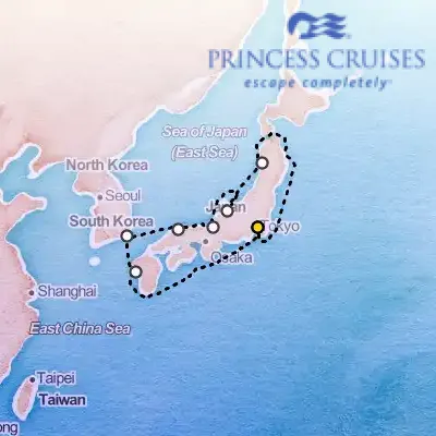 October 25th, 2025  - Circle Japan Cruise on the Princess Diamond