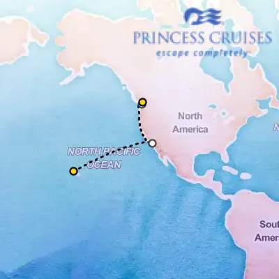 April 26th, 2026  - Pacific Crossing, Honolulu to British Columbia Cruise on the Princess Discovery