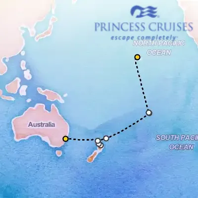 April 7th, 2026  - Tahiti, Hawaii & South Pacific Crossing on the Princess Discovery