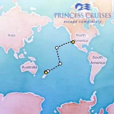 April 12th, 2026  - Hawaii & Tahiti & South Pacific Crossing on the Princess Discovery