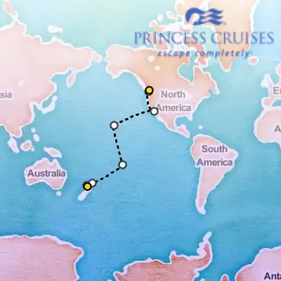 April 12th, 2026  - Tahiti, Hawaii & South Pacific Crossing on the Princess Discovery