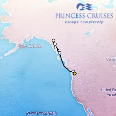 August 31st, 2025  - Inside Passage, Roundtrip Seattle on the Princess Discovery