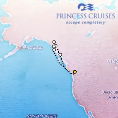 May 8th, 2026  - Inside Passage, with Glacier Bay National Park Cruise on the Princess Emerald