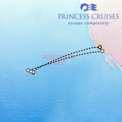 January 25th, 2027  - Hawaiian Islands Cruise on the Princess Emerald