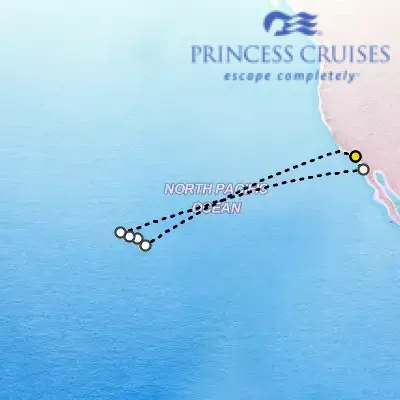 October 16th, 2026  - Hawaiian Islands Cruise on the Princess Emerald