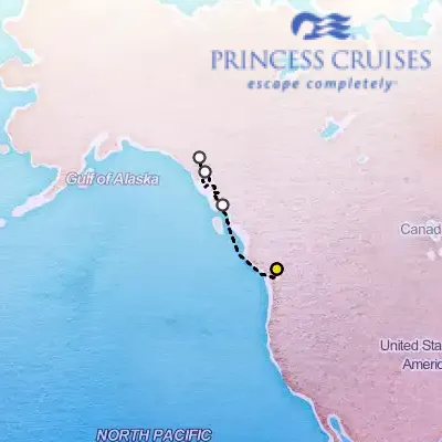 June 9th, 2026  - Inside Passage Cruise on the Princess Emerald