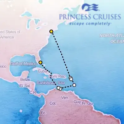 November 1st, 2025  - Southern Caribbean Islander on the Princess Enchanted