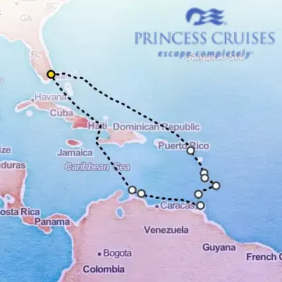 December 3rd, 2025  - Circle Caribbean Cruise on the Princess Enchanted