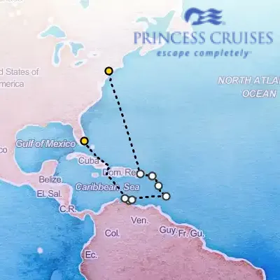 August 9th, 2025  - Southern Caribbean Islander on the Princess Enchanted