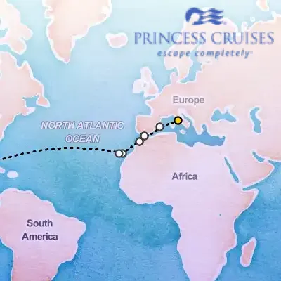 November 17th, 2026  - Moroccan Passage on the Princess Enchanted