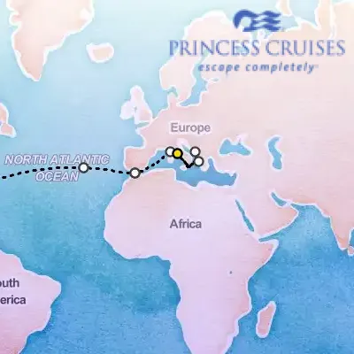 March 27th, 2026  - Western Mediterranean & Adriatic Grand Adventure on the Princess Enchanted
