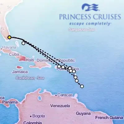 December 27th, 2025  - Caribbean Explorer Holiday Cruise on the Princess Enchanted