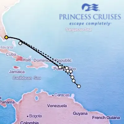 February 15th, 2026  - Caribbean Explorer Cruise on the Princess Enchanted