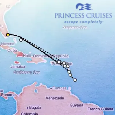 February 25th, 2026  - Caribbean Explorer Cruise on the Princess Enchanted