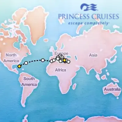April 16th, 2027  - Mediterranean & Aegean Grand Adventure on the Princess Enchanted