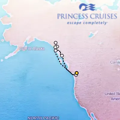 May 6th, 2026  - Inside Passage, with Glacier Bay National Park Cruise on the Princess Grand