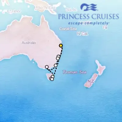 December 11th, 2026  - Tasmania Cruise on the Princess Grand