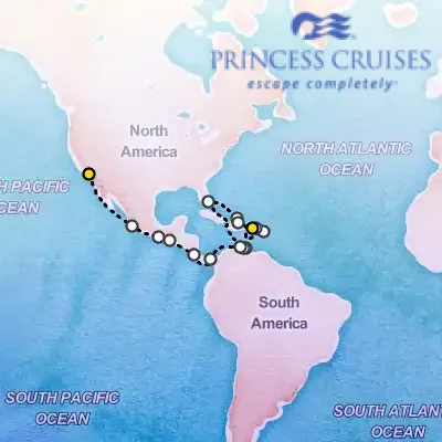 September 15th, 2025  - Panama Canal & Caribbean Adventurer on the Princess Grand