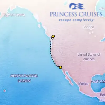 May 2nd, 2026  - Pacific Coastal Cruise on the Princess Grand