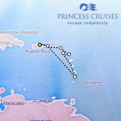 February 8th, 2026  - Southern Caribbean with Antigua & St. Kitts Cruise on the Princess Grand