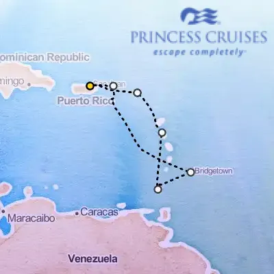 March 29th, 2026  - Southern Caribbean with Barbados & Antigua on the Princess Grand