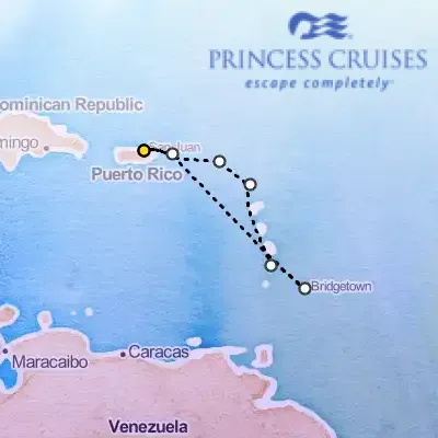 October 19th, 2025  - Southern Caribbean with Barbados & Antigua on the Princess Grand