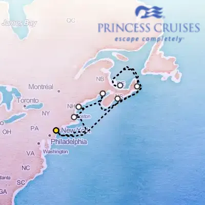 September 8th, 2025  - Canada & New England Cruise on the Princess Island