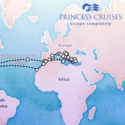 October 6th, 2026  - Grand Mediterranean Odyssey on the Princess Island