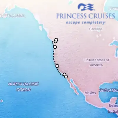 May 6th, 2026  - Pacific Wine Country Cruise on the Princess Island