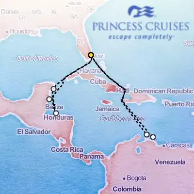 November 2nd, 2025  - Eastern & Western Caribbean Adventurer Cruise on the Princess Majestic