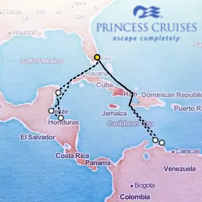 November 8th, 2025  - Eastern & Western Caribbean Adventurer Cruise on the Princess Majestic