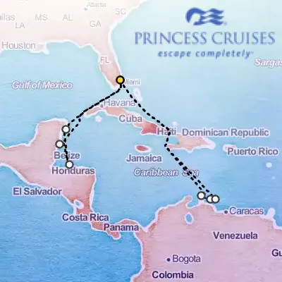 November 30th, 2025  - Eastern & Western Caribbean Adventurer Cruise on the Princess Majestic