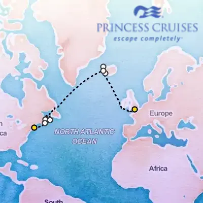 July 18th, 2025  - Iceland & British Isles Explorer on the Princess Majestic