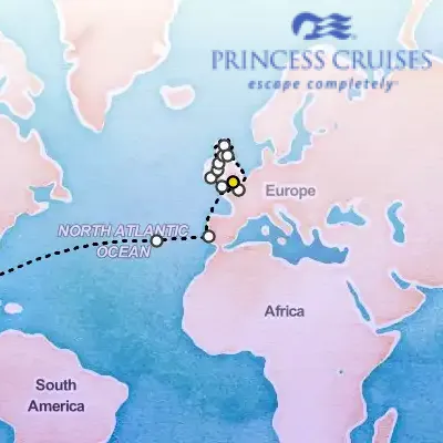 April 3rd, 2026  - Western Europe & British Isles Grand Adventure on the Princess Majestic