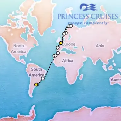 February 9th, 2027  - Northern Lights Grand Adventure on the Princess Majestic