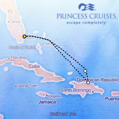 March 29th, 2026  - Caribbean Getaway with Grand Turk on the Princess Majestic
