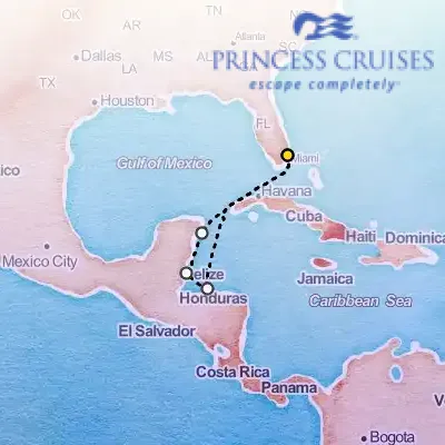 February 22nd, 2026  - Western Caribbean with Mexico Cruise on the Princess Majestic