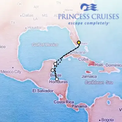 November 2nd, 2025  - Western Caribbean with Mexico Cruise on the Princess Majestic