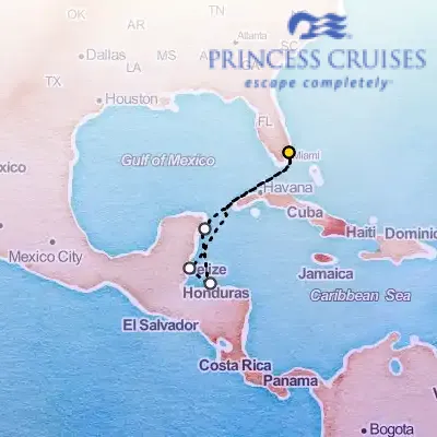 November 16th, 2025  - Western Caribbean with Mexico Cruise on the Princess Majestic