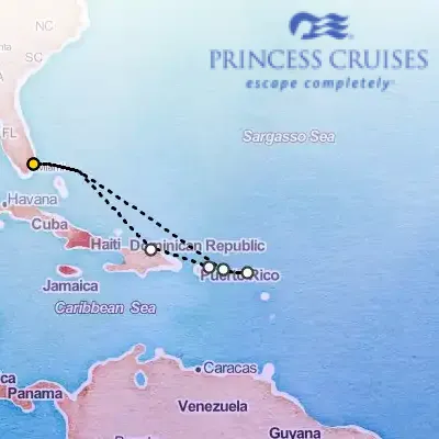 January 3rd, 2026  - Eastern Caribbean Cruise, With St. Thomas on the Princess Majestic