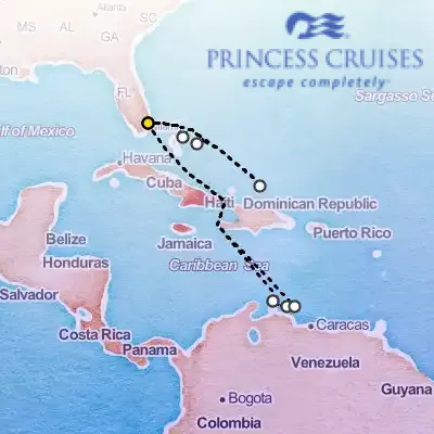 February 6th, 2027  - Southern & Eastern Caribbean Adventurer on the Princess Regal