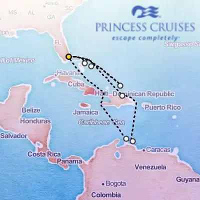 February 28th, 2027  - Southern & Eastern Caribbean Adventurer on the Princess Regal
