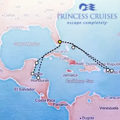 May 23rd, 2026  - Eastern & Western Caribbean Adventurer Cruise on the Princess Regal